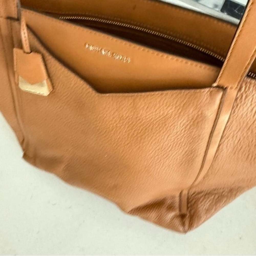 Michael Kors Caramel Leather Tote - Picture 7 of 16